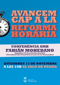 Cartell Reforma Horària