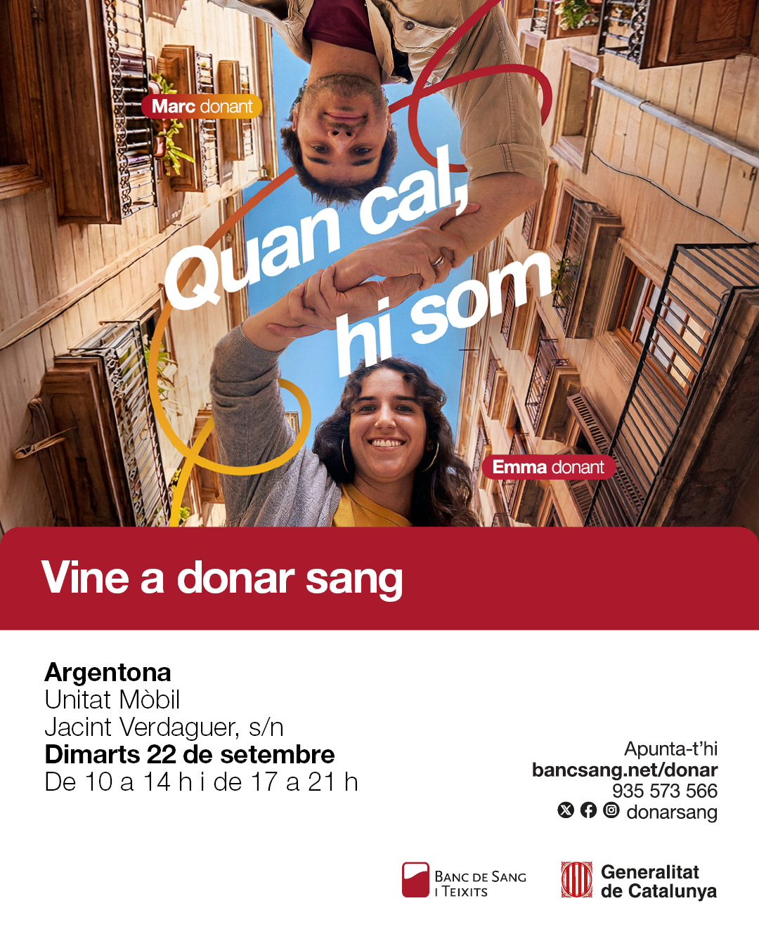 Donacio sang 22 setembre 2026