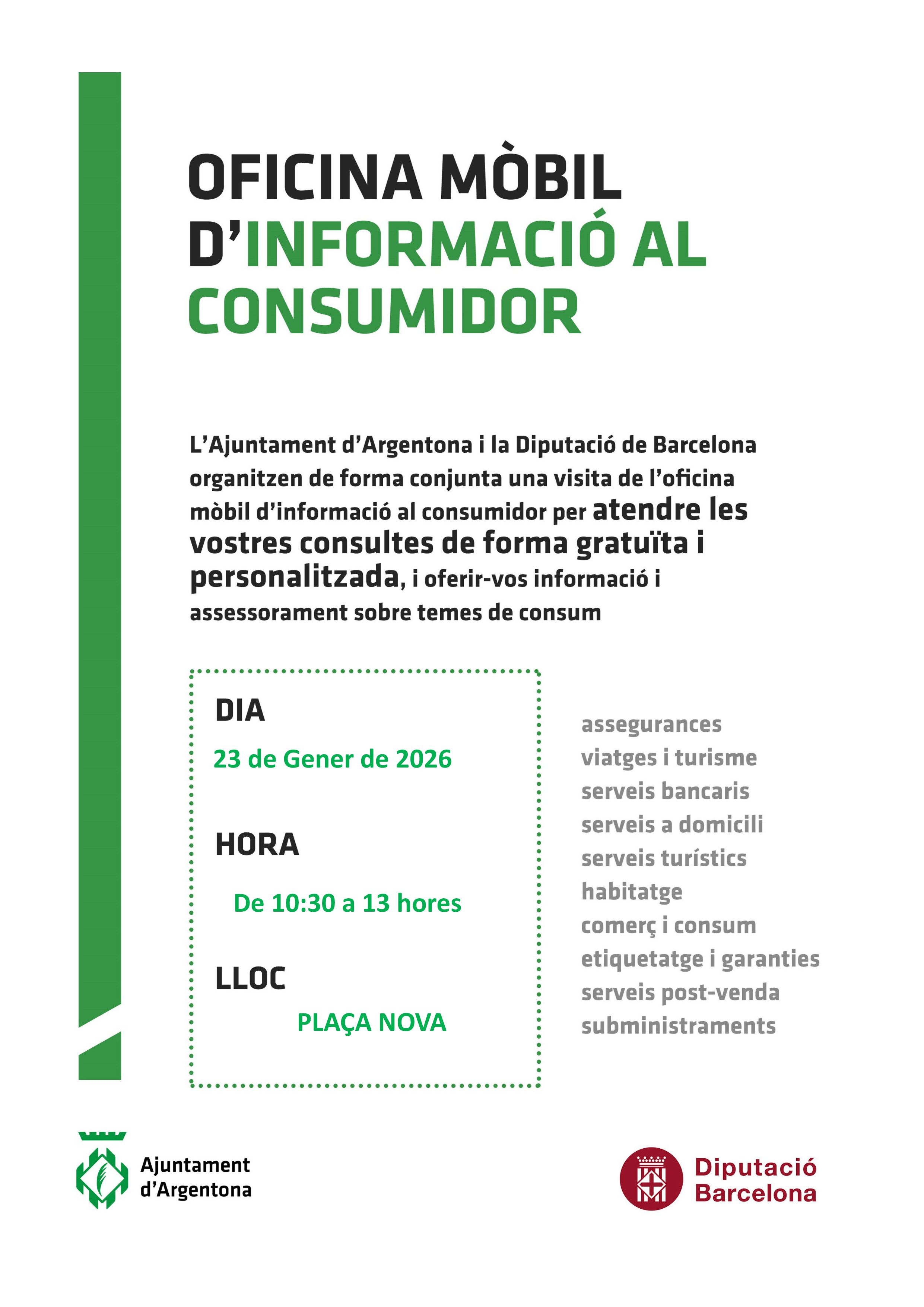 RETOL UNITAT M�BIL CONSUM 23 de Gener