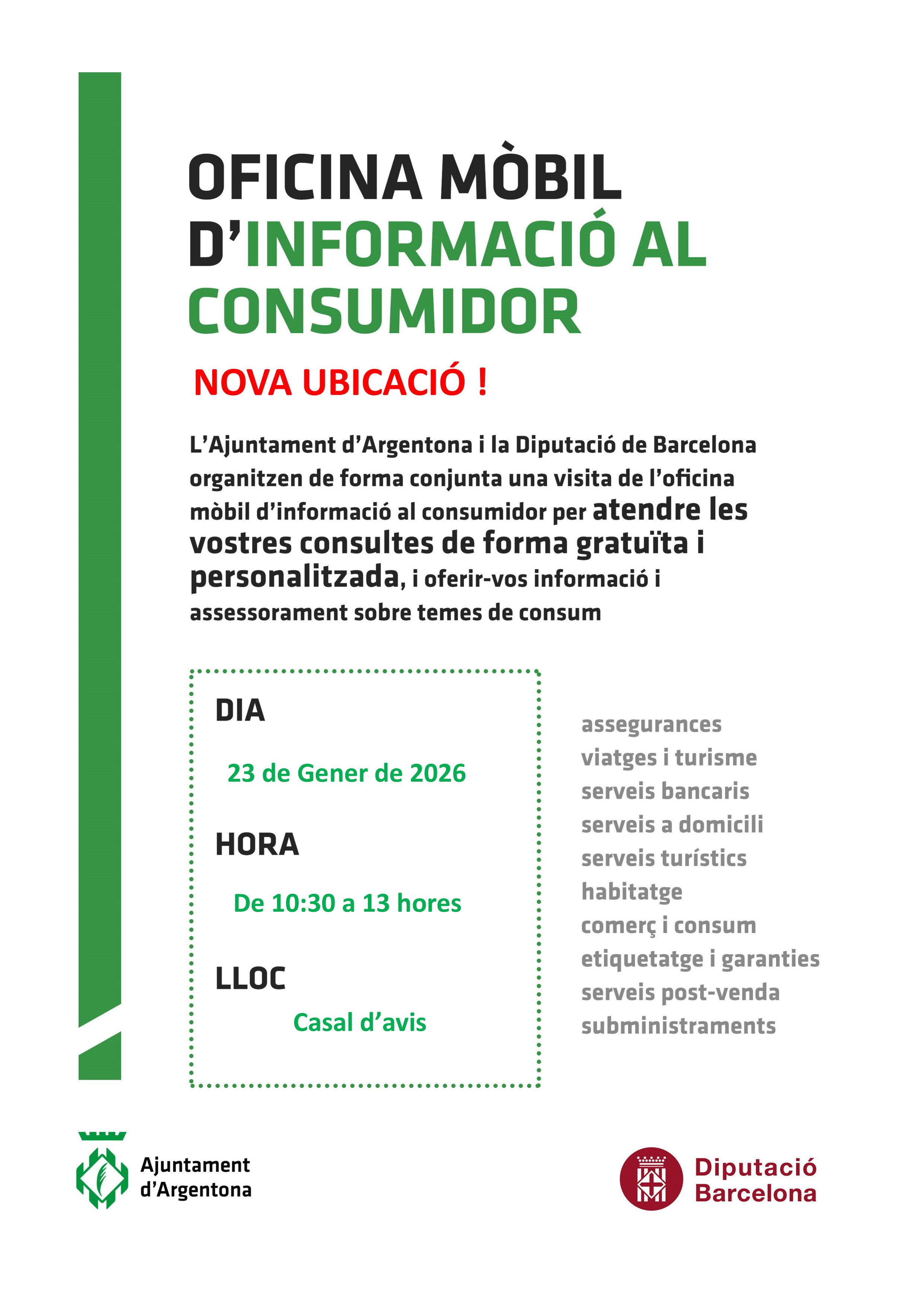 RETOL UNITAT M�BIL CONSUM 23 de Gener