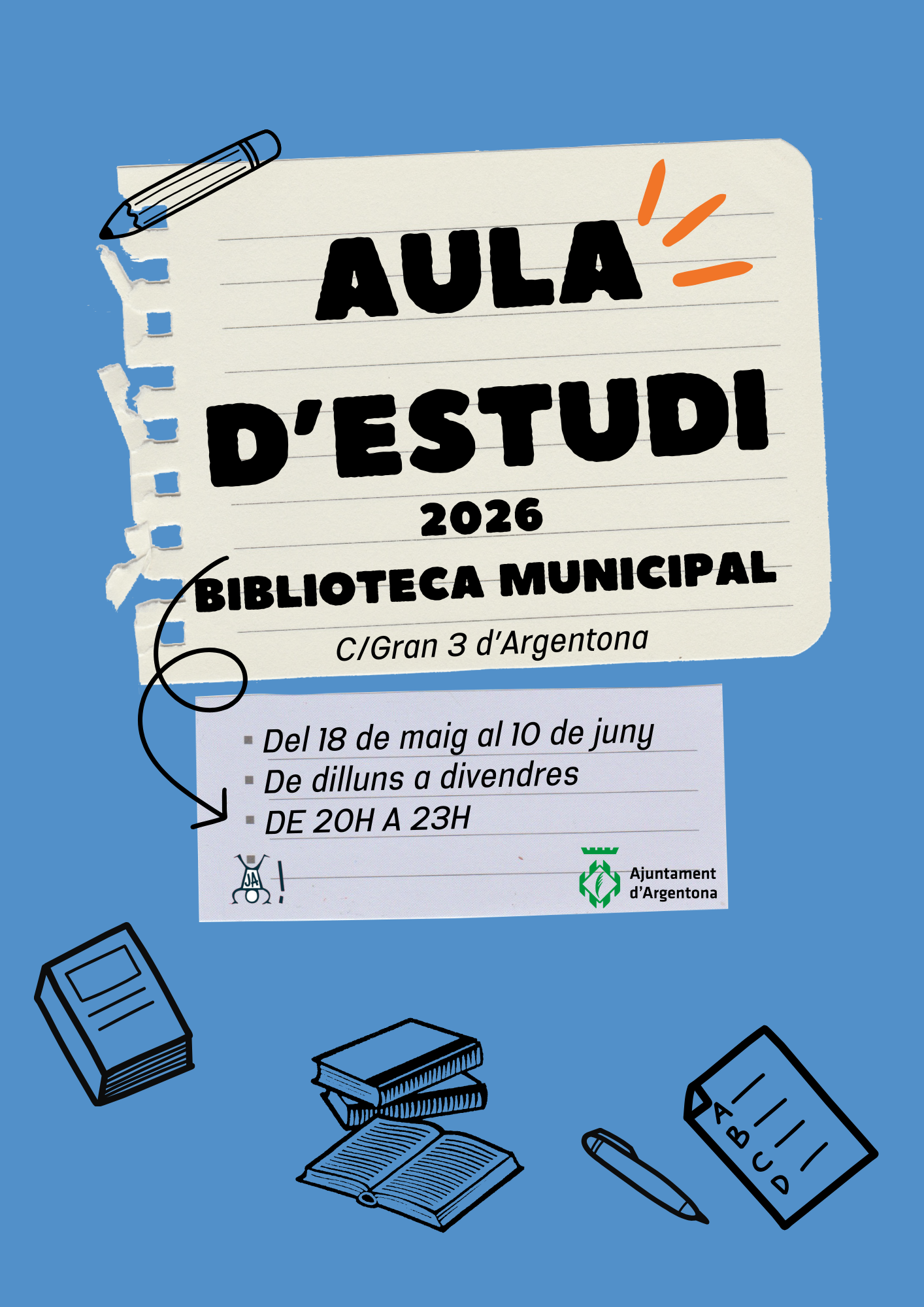Aula d'estudi juny26