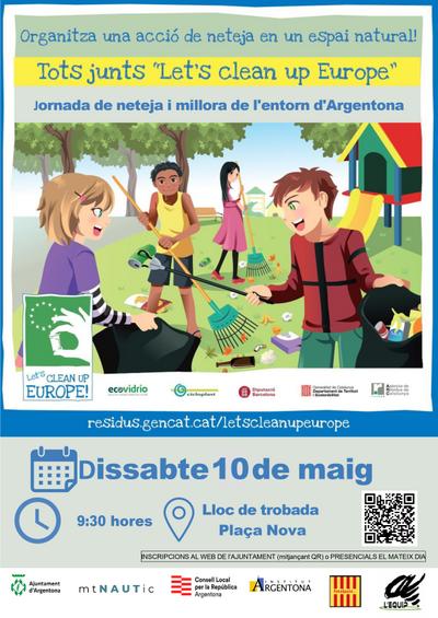 cartell let's clean europe argentona 2025