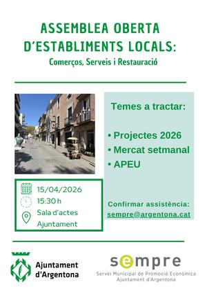 ASSEMBLEA OBERTA ESTABLIMENTS LOCALS 2026