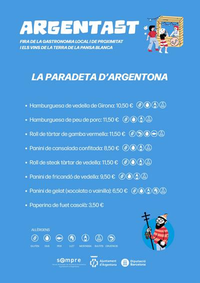 carta La Paradeta