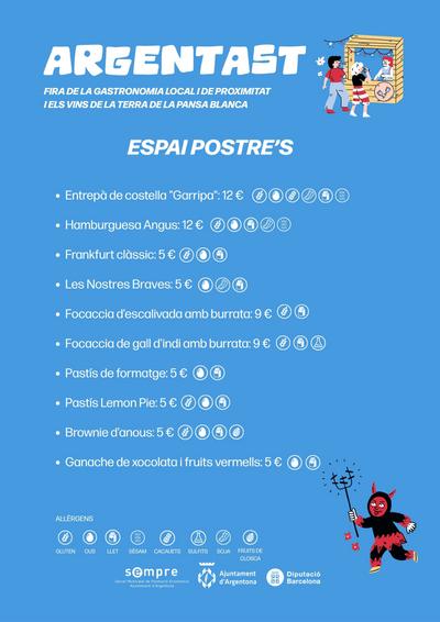 carta Espai Postres