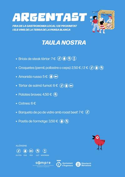 carta Taula nostra