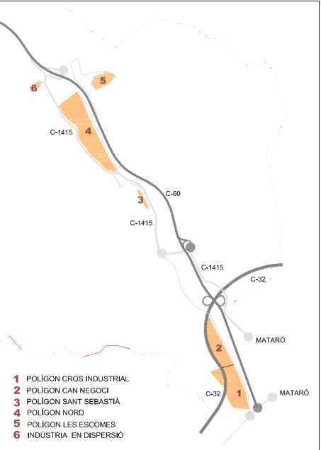 ESQUEMA POLIGONS INDUSTRIALS Foto
