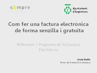 Guia per fer una factura electronica