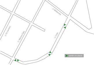 Canvi de circulaci&oacute; carrer Cir&eacute;s