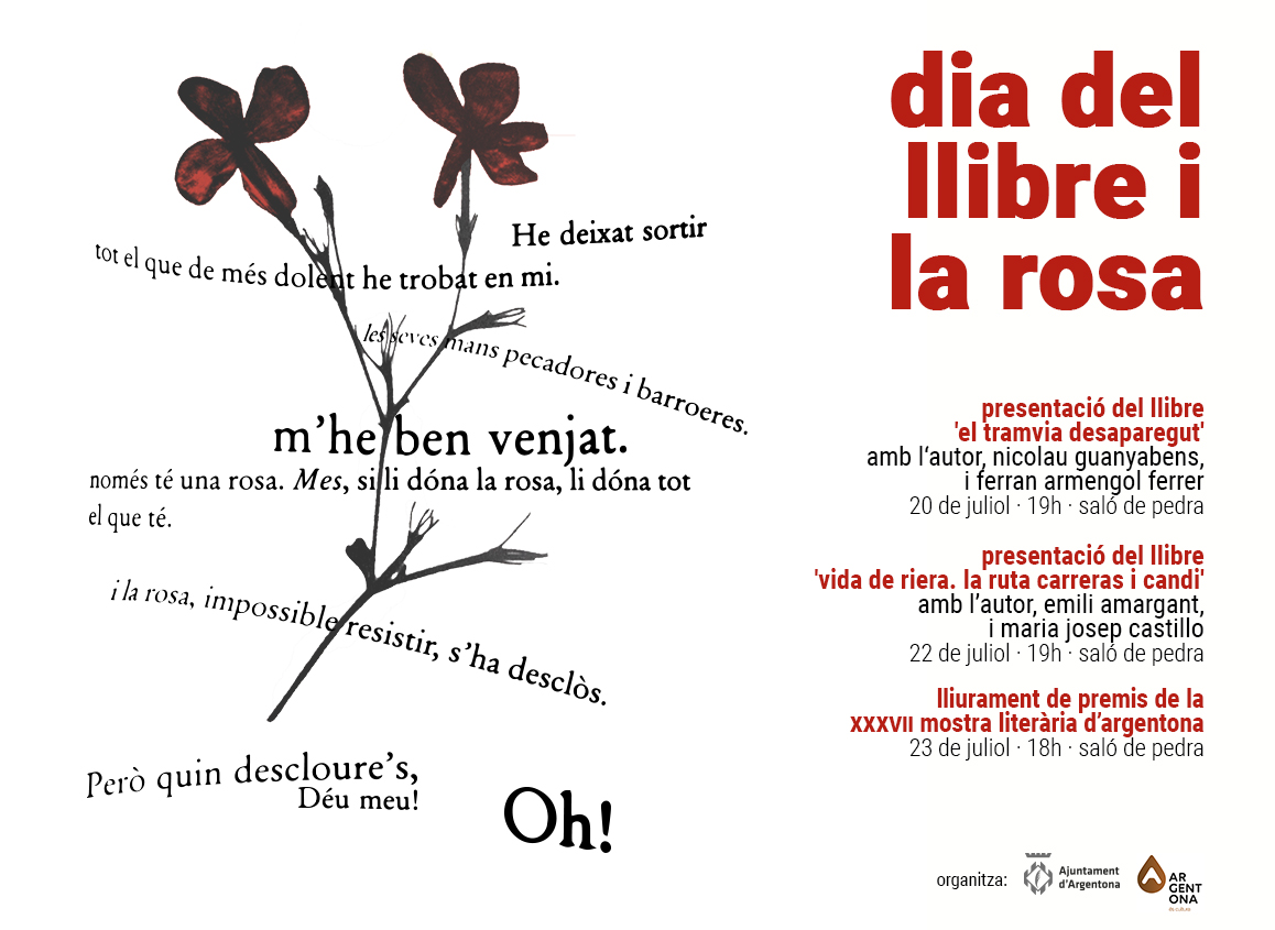 Dia llibre i rosa Dia llibre i rosa