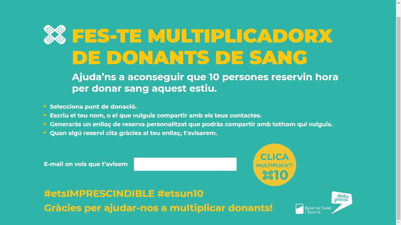 Donar sang Argentona Donar sang Argentona