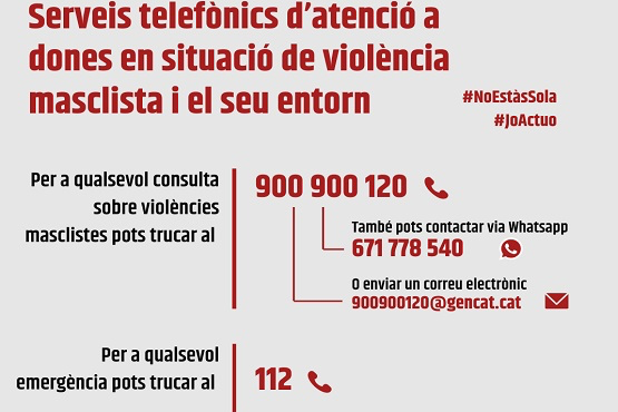 Atenció violència masclista Atenció violència masclista