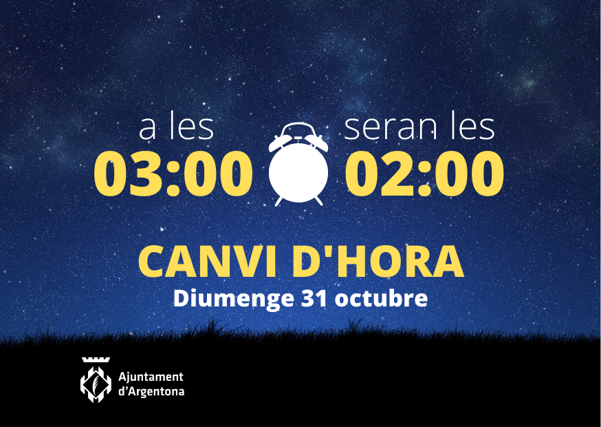 canvi horari canvi horari