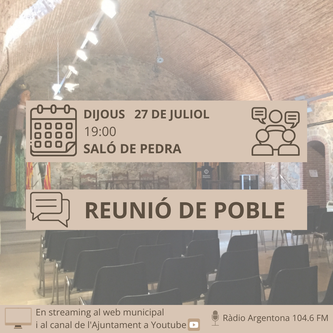 reunió de poble 27 de juliol 2023 reunió de poble 27 de juliol 2023