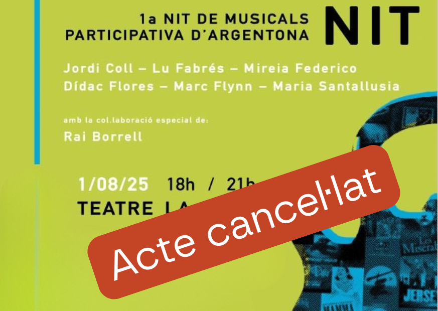 nit de musicals cancellada
