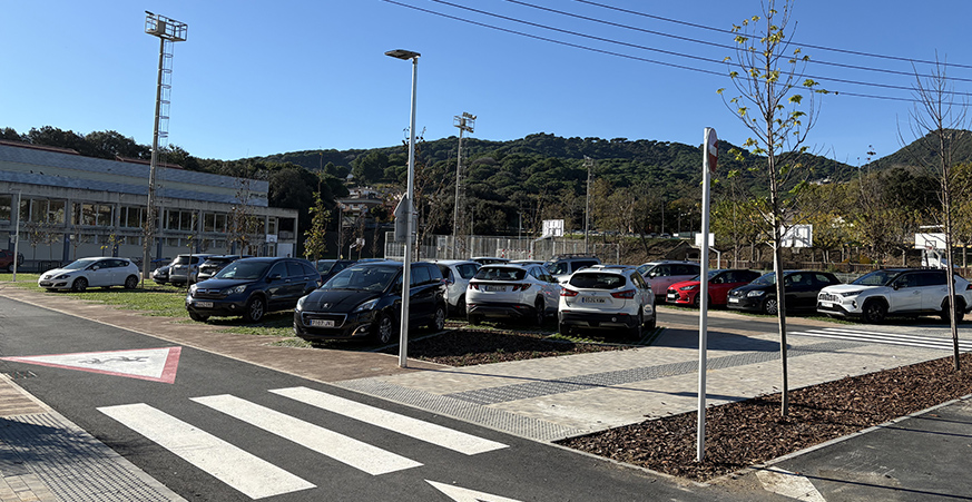 aparcament zona esportiva interior aparcament zona esportiva interior