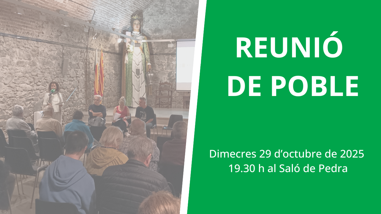 mini youtube Reuni de Poble