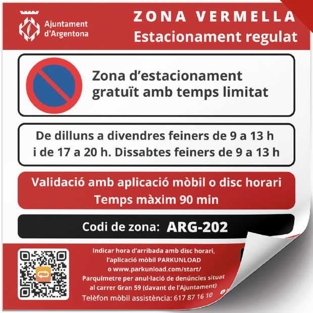 senyal zona vermella