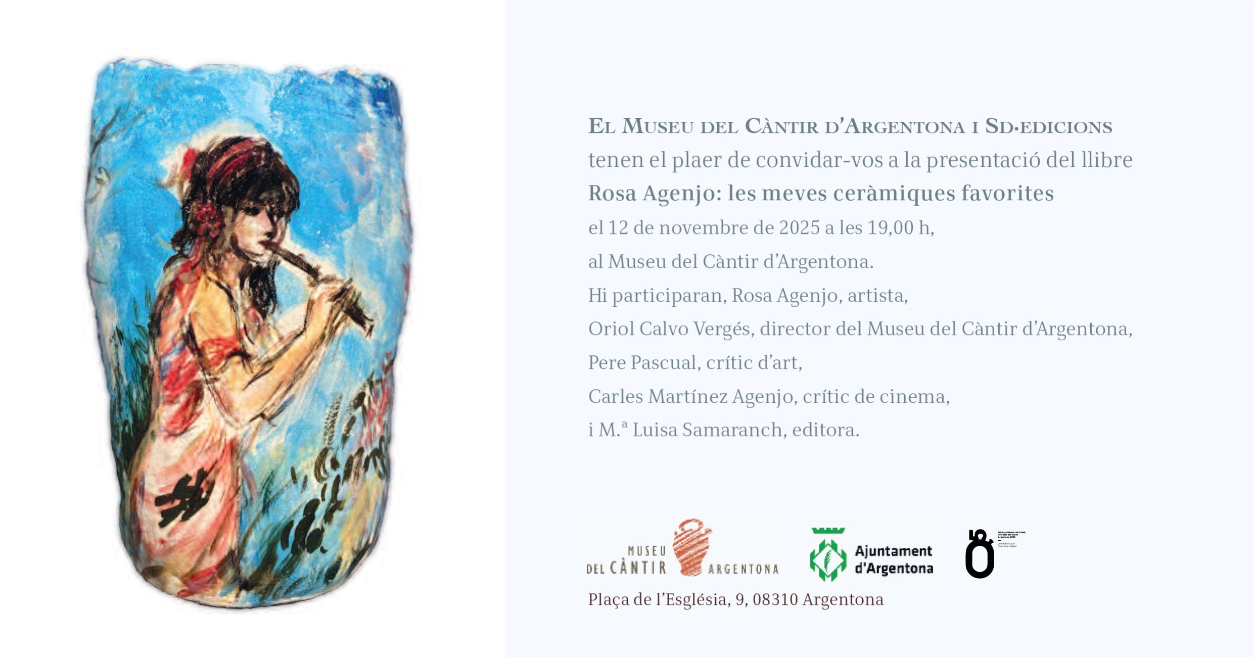 invitaci presentaci llibre Rosa Agenjo