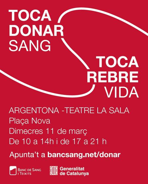 donaci&oacute; sang 11 mar&ccedil;