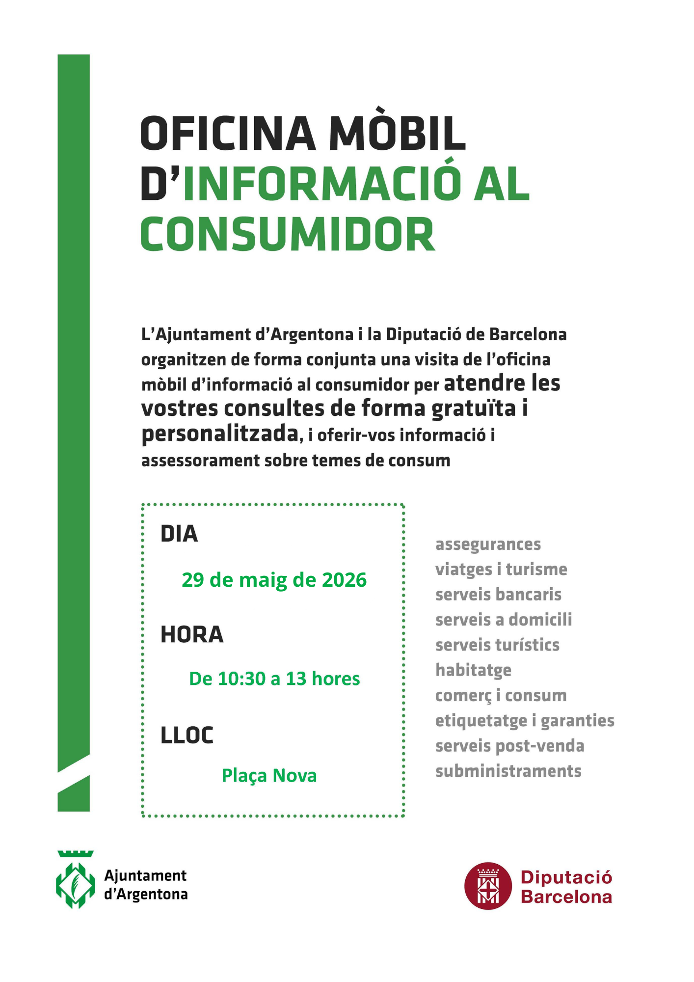 oficina informaci� consumidor maig
