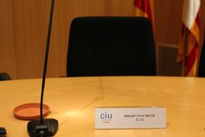 Manel Cruz (CiU) no va assistir al darrer ple.