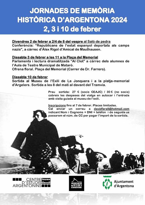 Jornades de Mem&ograve;ria Hist&ograve;rica d'Argentona