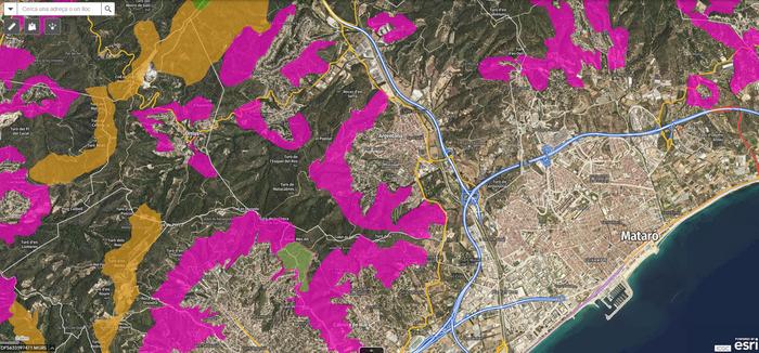 argentona zona detallada