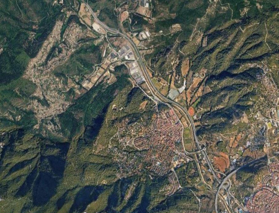 Argentona - google maps