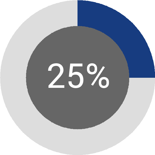 Assoliment: 25%