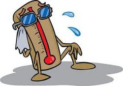 Sol-calor-termometro